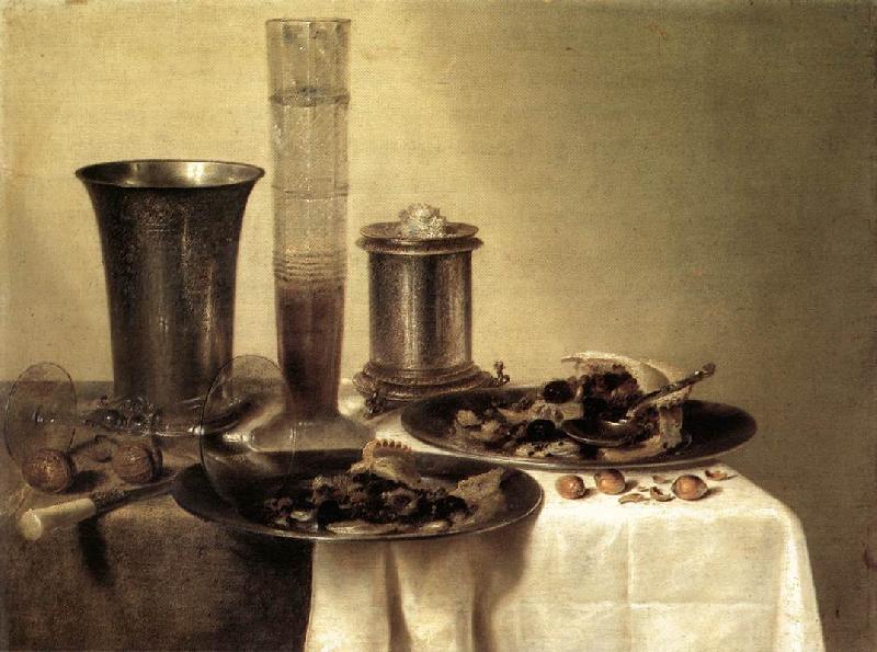 HEDA, Willem Claesz. Breakfast Still-Life sg oil painting picture